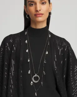 Hot Adjustable Pavé Pendant Necklace Necklaces
