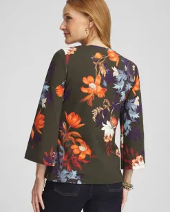 Cheap Autumn Embroidered Sequin Tee Tops