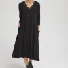 Hot Ball Chain V-Neck Midi Dress Dresses