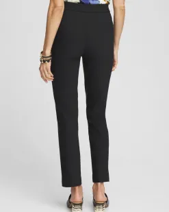 Sale Bi-Stretch Front Seam Slit Ankle Pants Pants
