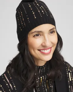 New Embellished Knit Hat Cold Weather Accessories | Hats