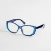 Sale Blue Geo Readers Eyewear