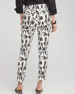 Discount Brigitte Artisan Print Ankle Pants Pants
