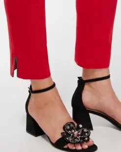 New Brigitte Beaded Detail Ankle Pants Pants