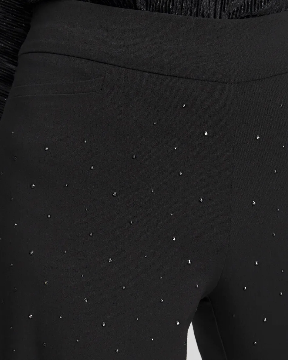 Hot Brigitte Embellished Wide Leg Pants Pants