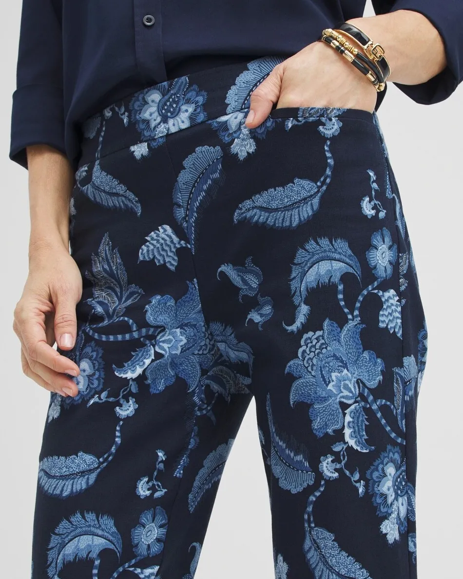 Best Brigitte Floral Ankle Pants Pants
