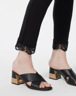 Online Brigitte Lace Trim Ankle Pants Pants