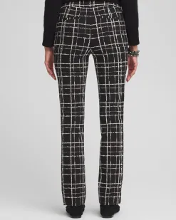 New Brigitte Plaid Slim Pants Pants