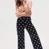 New Brigitte Polka Dot Wide Leg Pants Pants