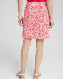 Outlet Brigitte Pull-On Reef Print Skort Pants