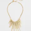 Shop Brushed Tone Bib Necklace Necklaces