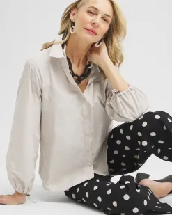 Shop Bungee Sleeve Shirt Tops
