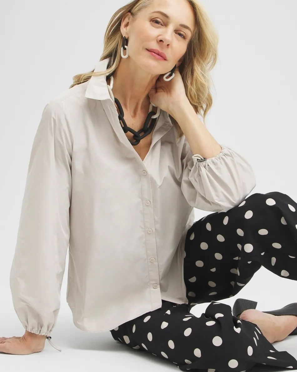 Shop Bungee Sleeve Shirt Tops