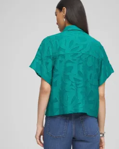 Sale Burnout Short Sleeve Shirt Tops