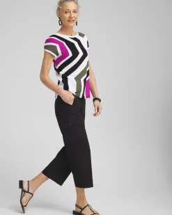 Discount Cargo Wide Leg Cropped Pants Pants