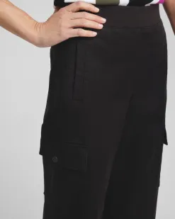 Discount Cargo Wide Leg Cropped Pants Pants