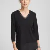 Shop Caviar Satin Mix Tunic Tops