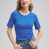 Shop Checkered Everyday Elbow Sleeve Tee Tops
