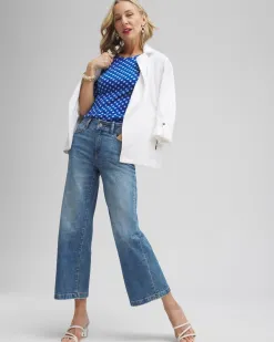 Shop Checkered Everyday Elbow Sleeve Tee Tops