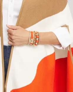 Online Click Orange Bangle Bracelet Bracelet Stacking