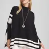 Best Sale Colorblock Sweater Poncho Tops | Ponchos & Ruanas