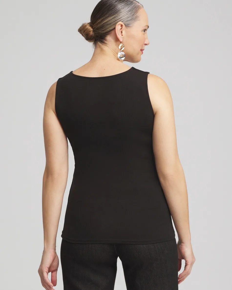 New Contour Cotton™ Square Neck Tank Tops