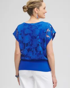 Outlet Cool Banded Hem Top Tops
