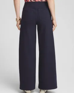 Fashion Cotton Stretch Wide Leg Pants Pants