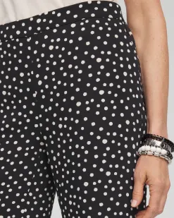 Best Sale Dot Soft Cropped Pants Pants