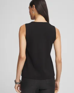 Discount Embellished Ponte Tank Tops | Tees