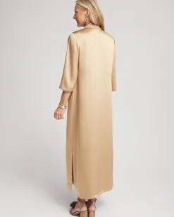 Best Embellished Satin Maxi Dress Dresses