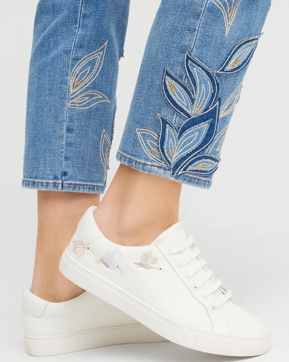 Cheap Embroidered Sneakers Shoes