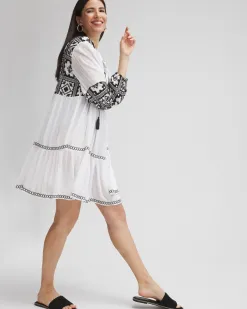 Store Eyelet Swim Dress Coverup Swim