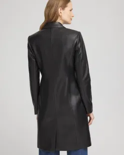 Cheap Faux Leather Topper Jackets & Coats