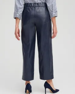 New Faux Leather Trouser Crops Pants