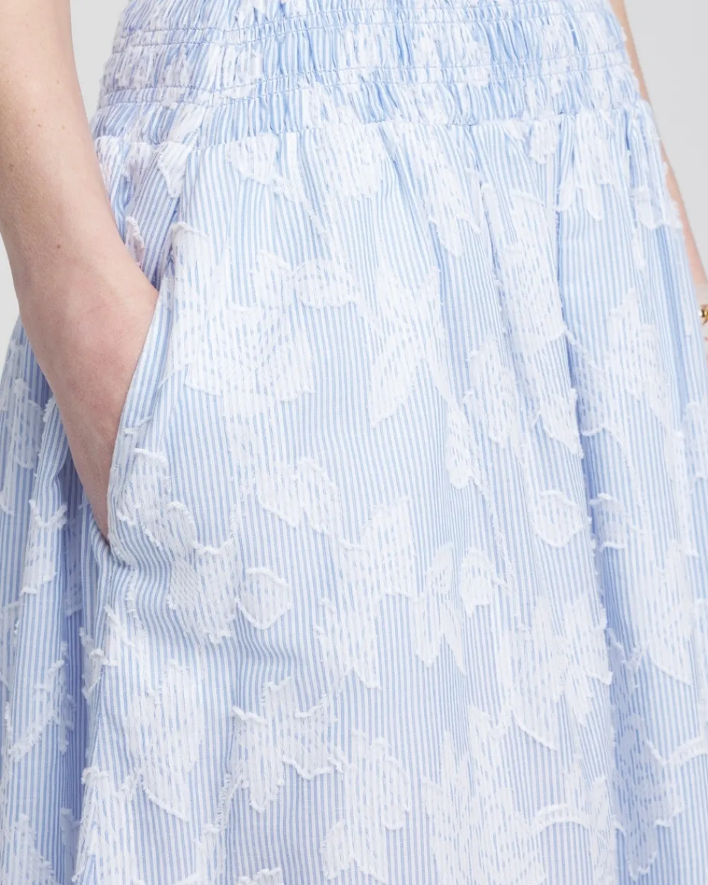 Flash Sale Floral Jacquard Maxi Skirt Skirts