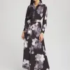 Sale Floral Print Maxi Shirt Dress Dresses