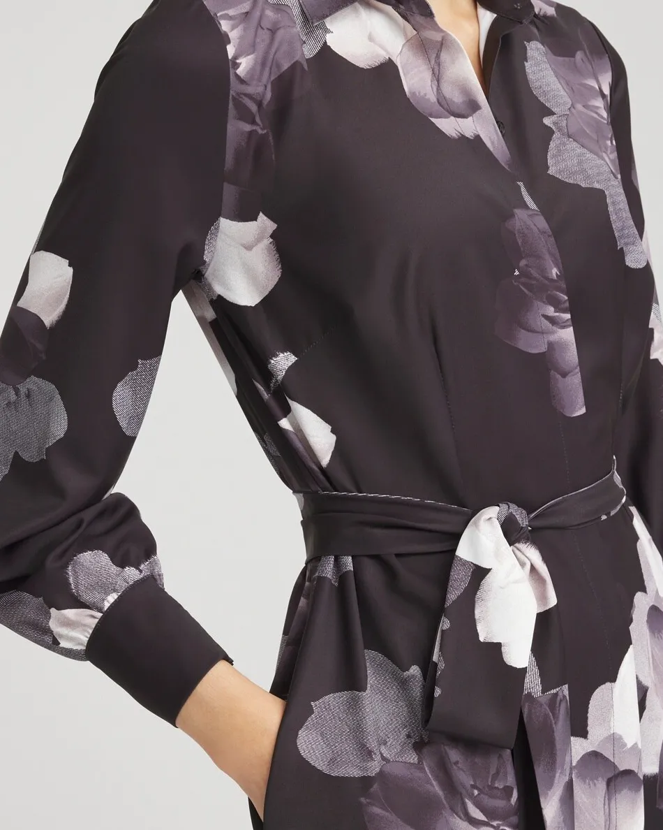 Sale Floral Print Maxi Shirt Dress Dresses