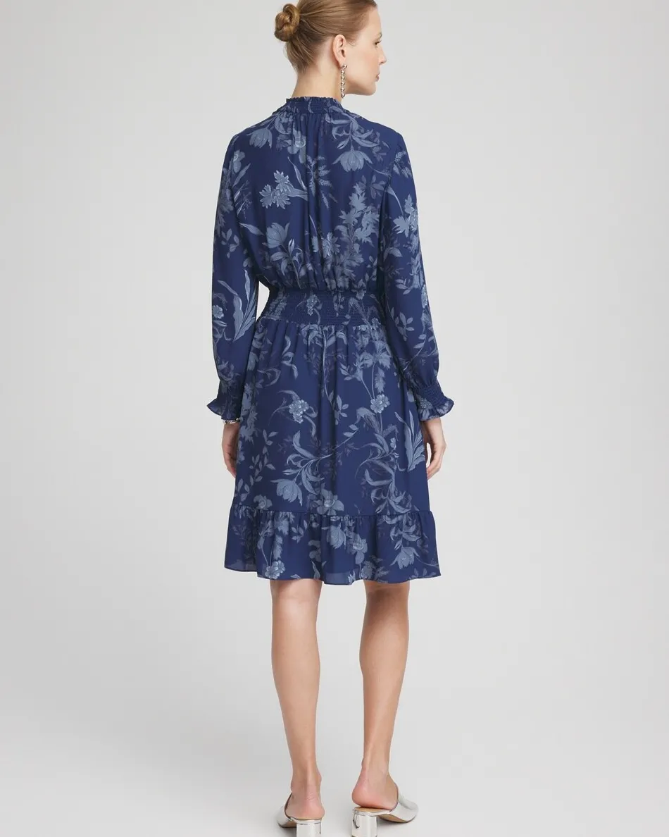 Flash Sale Floral Smocked Waist Ruffle Dress Dresses