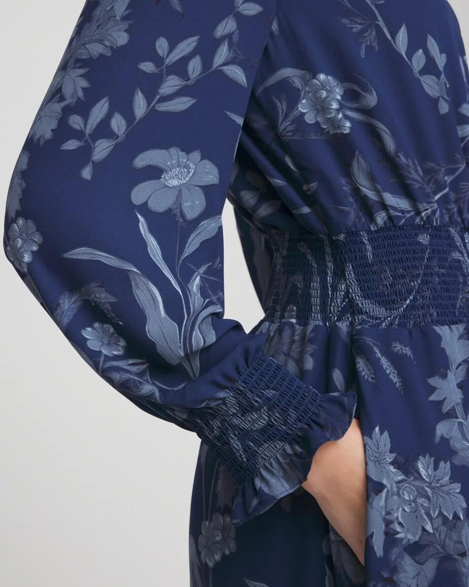 Flash Sale Floral Smocked Waist Ruffle Dress Dresses