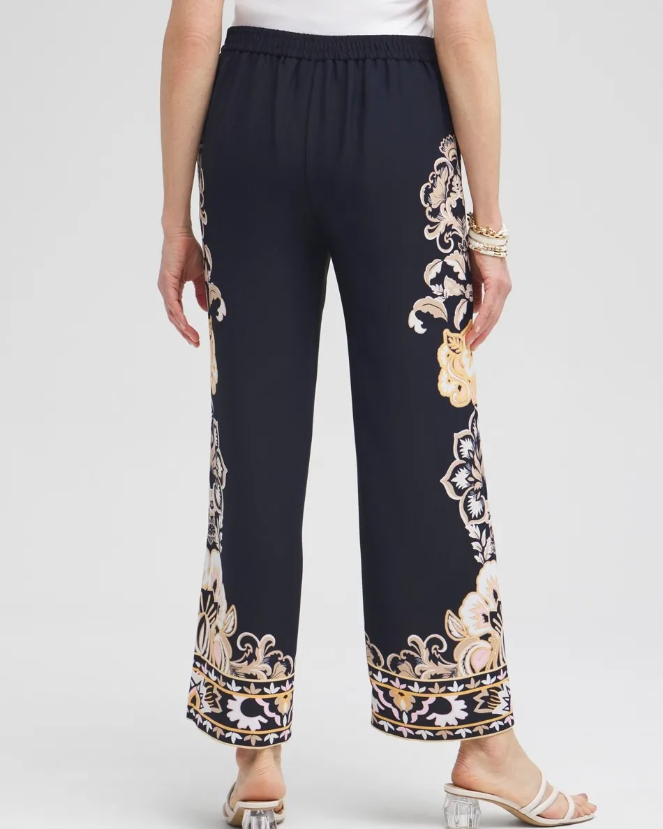 Best Sale Floral Wide Leg Soft Pants Pants