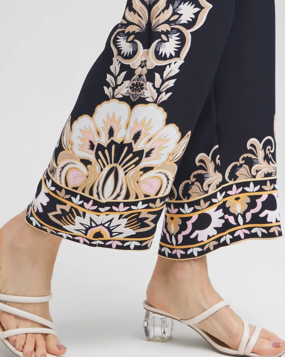 Best Sale Floral Wide Leg Soft Pants Pants