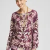 Hot Foil Dolman-Sleeve Sweater Sweaters