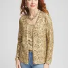 Best Sale Foil Print Long-sleeve Cardigan Sweaters | Matching Sets