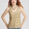 Clearance Foil Print Sweater Tank Sweaters | Matching Sets