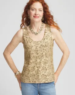 Clearance Foil Print Sweater Tank Sweaters | Matching Sets