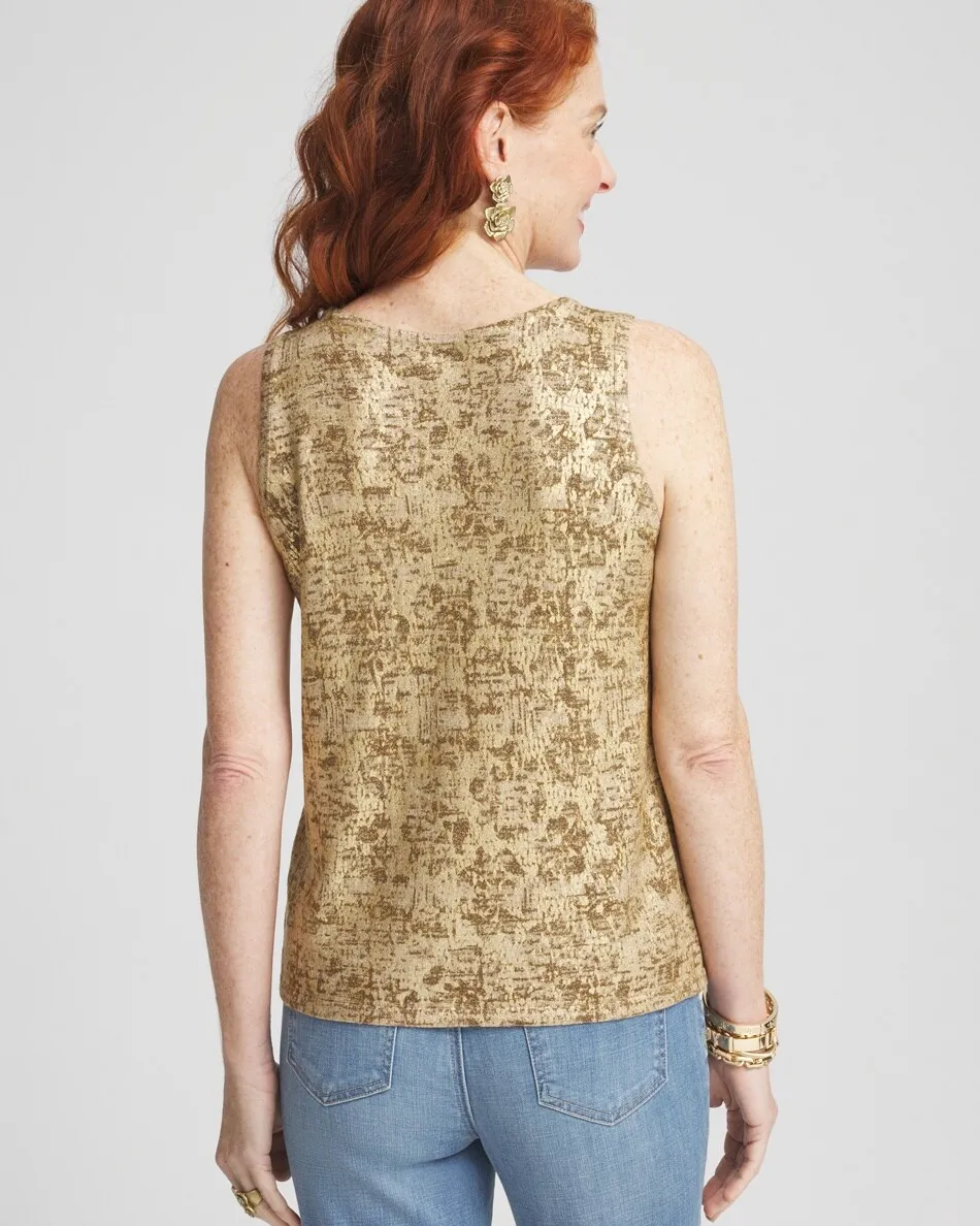 Clearance Foil Print Sweater Tank Sweaters | Matching Sets