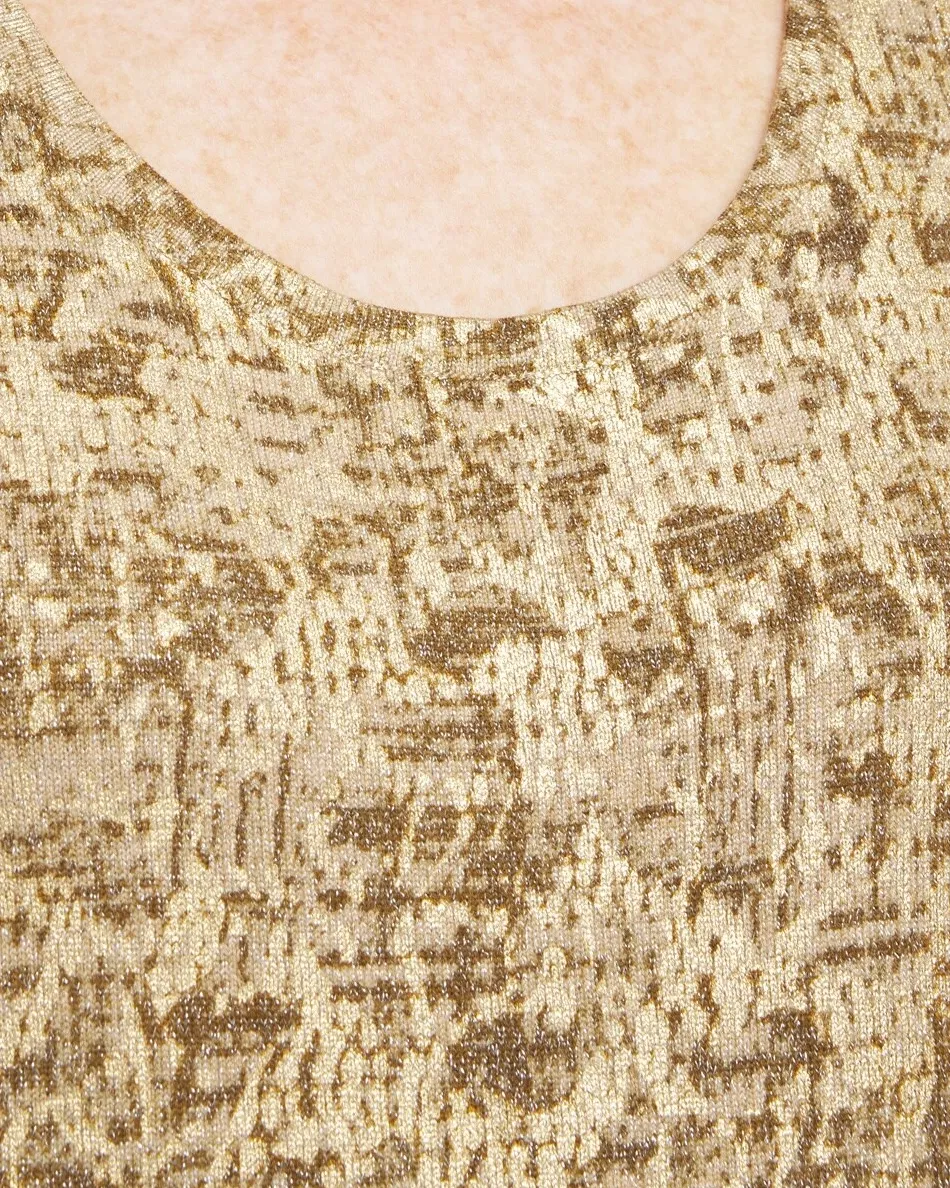 Clearance Foil Print Sweater Tank Sweaters | Matching Sets
