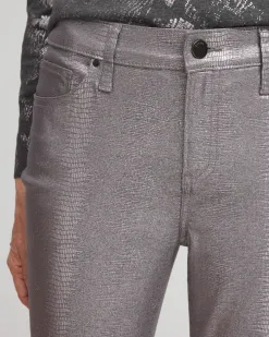 Best Girlfriend Coated Ankle Jeans Jeans & Denim