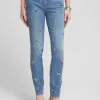 Clearance Girlfriend Embellished Ankle Jeans Jeans & Denim
